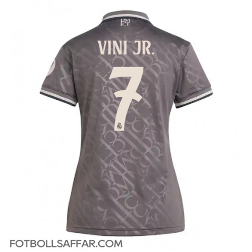 Real Madrid Vinicius Junior #7 Tredjeställ Dam 2024-25 Kortärmad